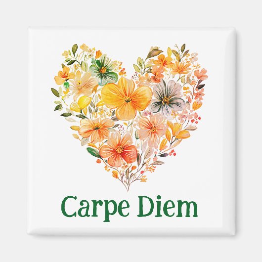 Aimant Carpe diem (Devant)
