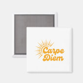 Aimant Carpe Diem Sunrise Premium  (Recto/Verso)