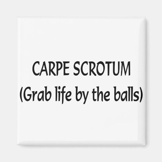 Aimant Carpe Scrotum (Devant)