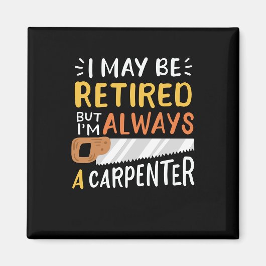 Aimant Carpentier retraité (Devant)