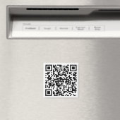 Aimant carré avec code QR (In Situ (Lave-vaisselle))