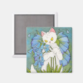 Aimant carré Bluebelle (Recto/Verso)
