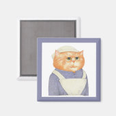 Aimant Carré CAT CUOK (Recto/Verso)