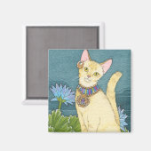 aimant carré Chausie (Recto/Verso)