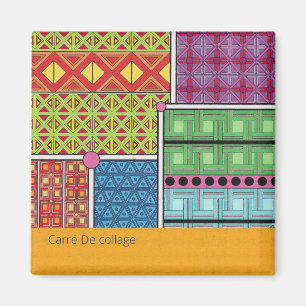 Aimant Carré collage