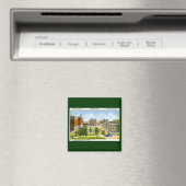 Aimant Carré commémoratif, Nashville, Tennessee (In Situ (Lave-vaisselle))