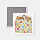 Aimant Carré COSY QUILT (Recto/Verso)