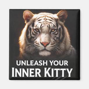 Aimant Carré d'aimant de citation d'animal motivationnel