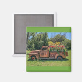 Aimant Carré de 2 pouces (Recto/Verso)