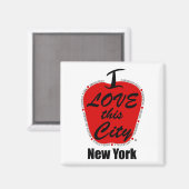 Aimant Carré de 2 pouces (Recto/Verso)