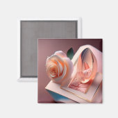 Aimant Carré de 2 pouces (Recto/Verso)