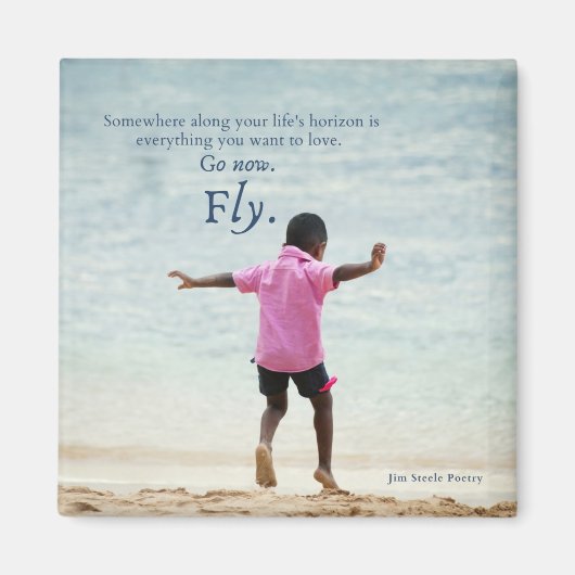 Aimant Carré de 2 pouces (Devant)