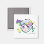 Aimant Carré de 2 pouces (Kirai) (Recto/Verso)