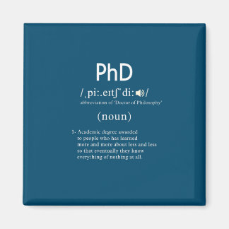 Aimant carré de définition phd drôle