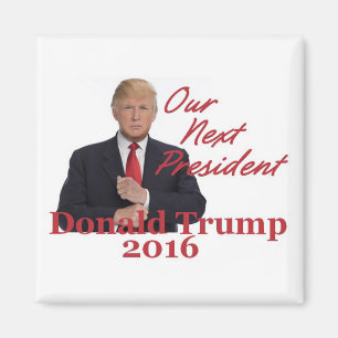 Aimant carré de Donald Trump 2016