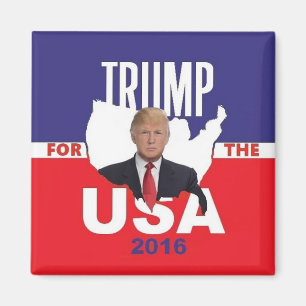 Aimant carré de Donald Trump 2016