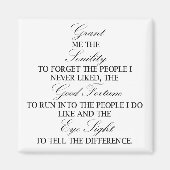 Aimant carré de la prière (Devant)