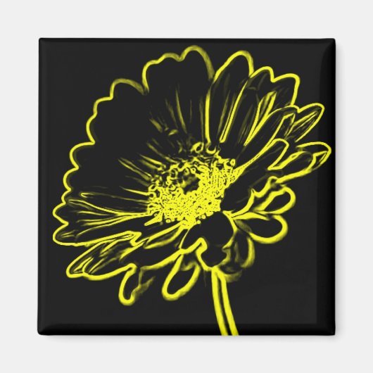 Aimant Carré décoratif (Devant)