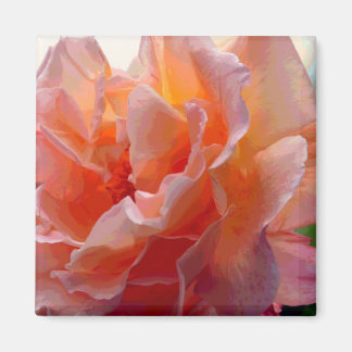 Aimant Carré d'expression de couleur rose