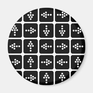 Aimant CARRÉ Flèche LED