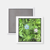 Aimant Carré Hope 2 pouces (Recto/Verso)