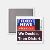 Aimant carré magnétique (Recto/Verso)