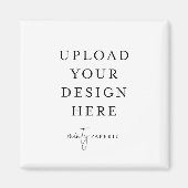 Aimant Carré magnétique 2 pouces (Devant)