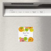 Aimant Carré magnétique Citrus (In Situ (Lave-vaisselle))