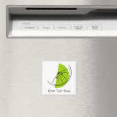 Aimant Carré magnétique Citrus Lime (In Situ (Lave-vaisselle))