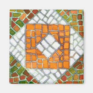 Aimant Carré MOSAÏQUE AUTOMNE