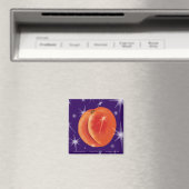 Aimant carré PEACH RÊVES (In Situ (Lave-vaisselle))
