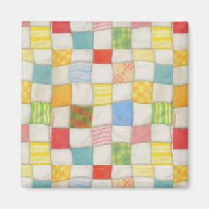 Aimant Carré QUILT CRAZY