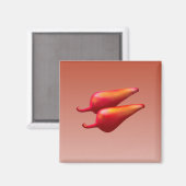 Aimant carré Red Chili Peppers (Recto/Verso)