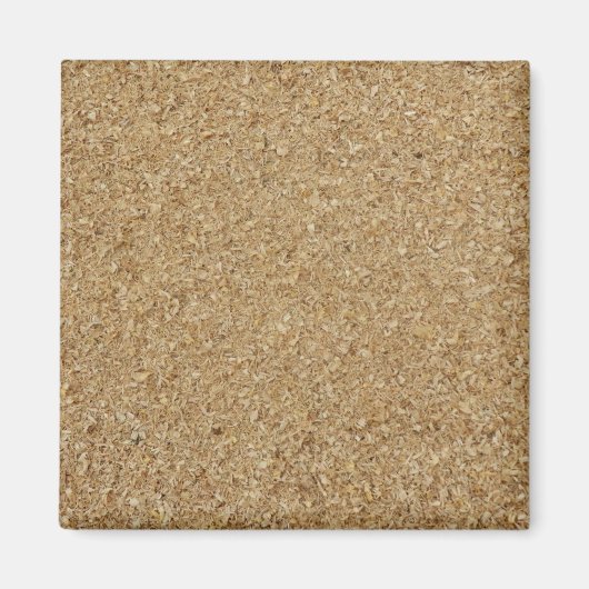 Aimant Carré sciure (Devant)