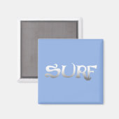 aimant carré surf (Recto/Verso)