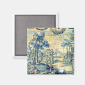 Aimant Carreau bleu (Recto/Verso)