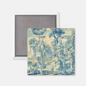 Aimant Carreau bleu (Recto/Verso)