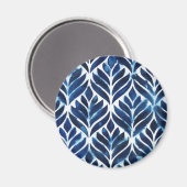 Aimant Carreaux d'aquarelle de cobalt IV (Recto/Verso)