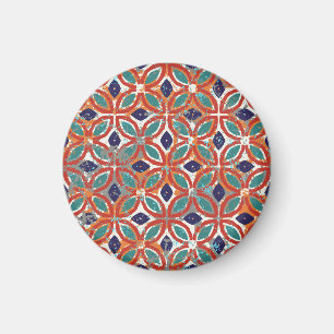 Aimant Carreaux géométriques : arrière - plan ethnique vi