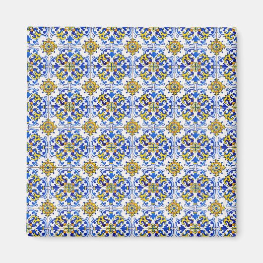 Aimant Carrelage d'art Azulejo (Devant)