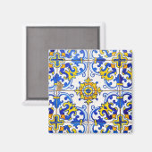 Aimant Carrelage en céramique Azulejos portugais (Recto/Verso)