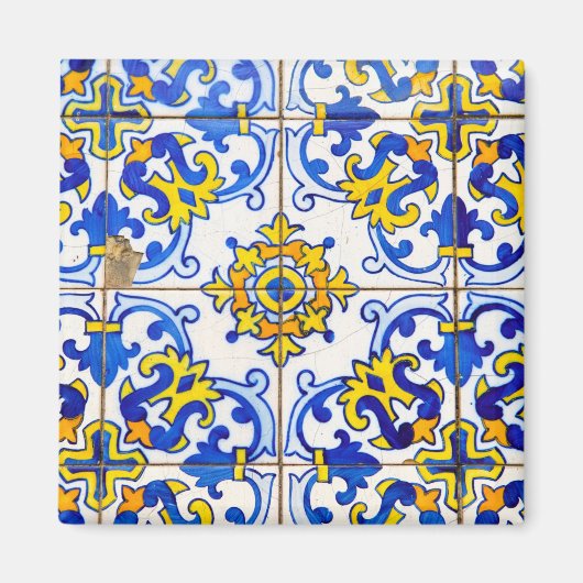 Aimant Carrelage en céramique Azulejos portugais (Devant)