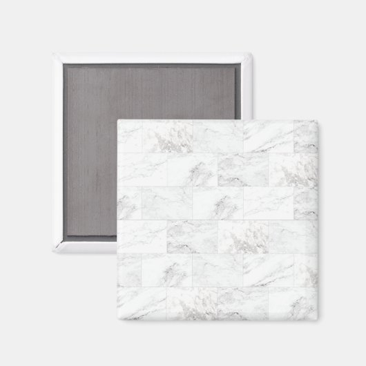 Aimant carrelage en marbre (Recto/Verso)