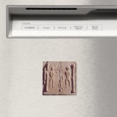 Aimant Carrelage représentant Adam et Eve, romain (In Situ (Lave-vaisselle))