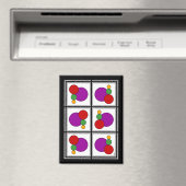 Aimant Carrés et cercles Abstraits (In Situ (Lave-vaisselle))