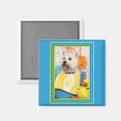 Aimant Carson - West Highland Terrier -6 (Recto/Verso)