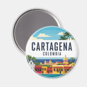 Aimant Cartagena Colombie Travel (Recto/Verso)