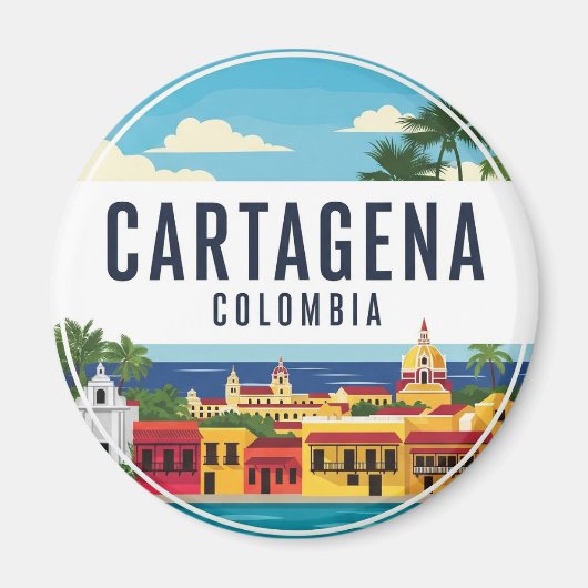 Aimant Cartagena Colombie Travel (Devant)