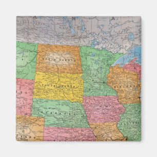 Aimant Carte 3 des États-Unis