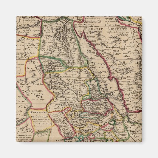 Aimant Carte africaine (Devant)